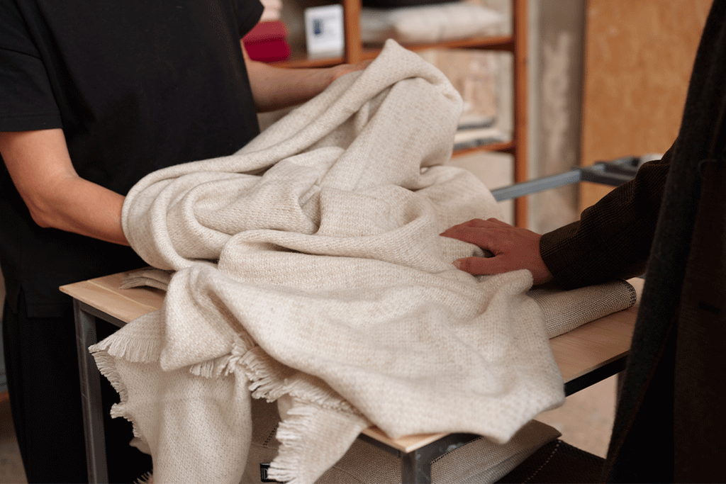 cuidado mantas de lana cashmere