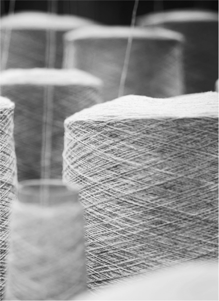 hilos de lana merina con trazabilidad en conos
