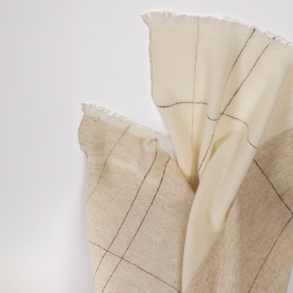 BATSA an artisanal exquisite handwoven shawl merino, cashmere and yak detail texture
