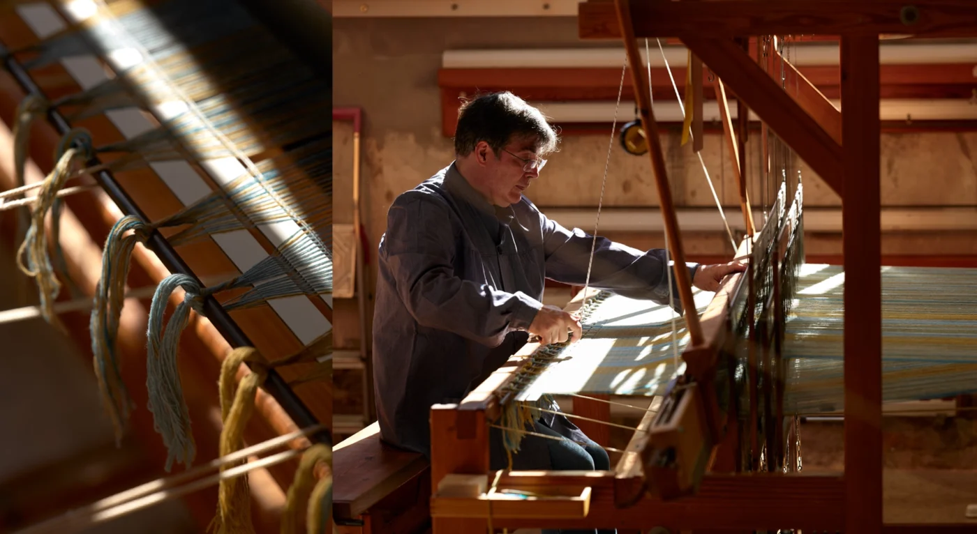 taller artesanal fabricacion españa mantas