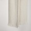 Chal cashmere color gris claro