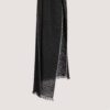Chal cashmere color negro