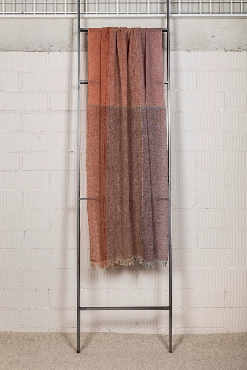 Chal cashmere tono rojizos Talia